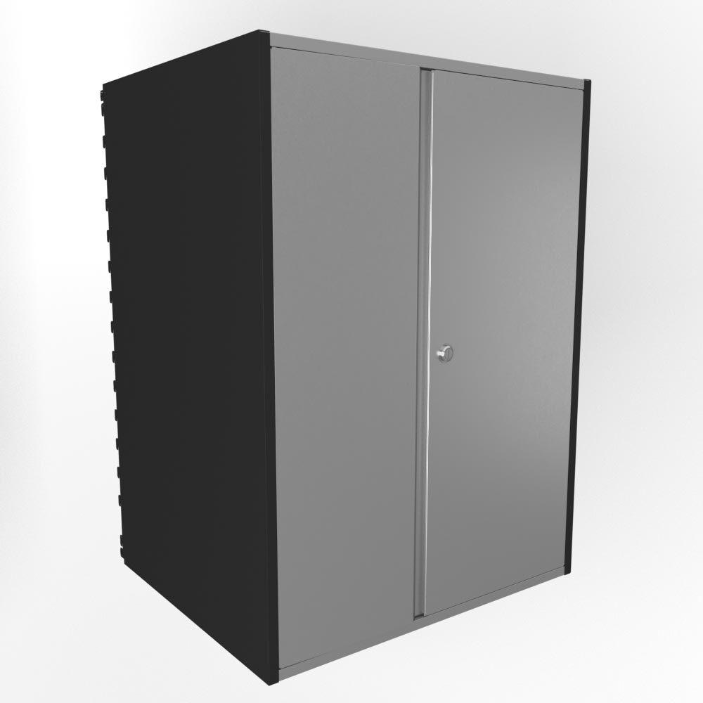 Навесной средний шкаф системы IF 600мм на 800мм черный