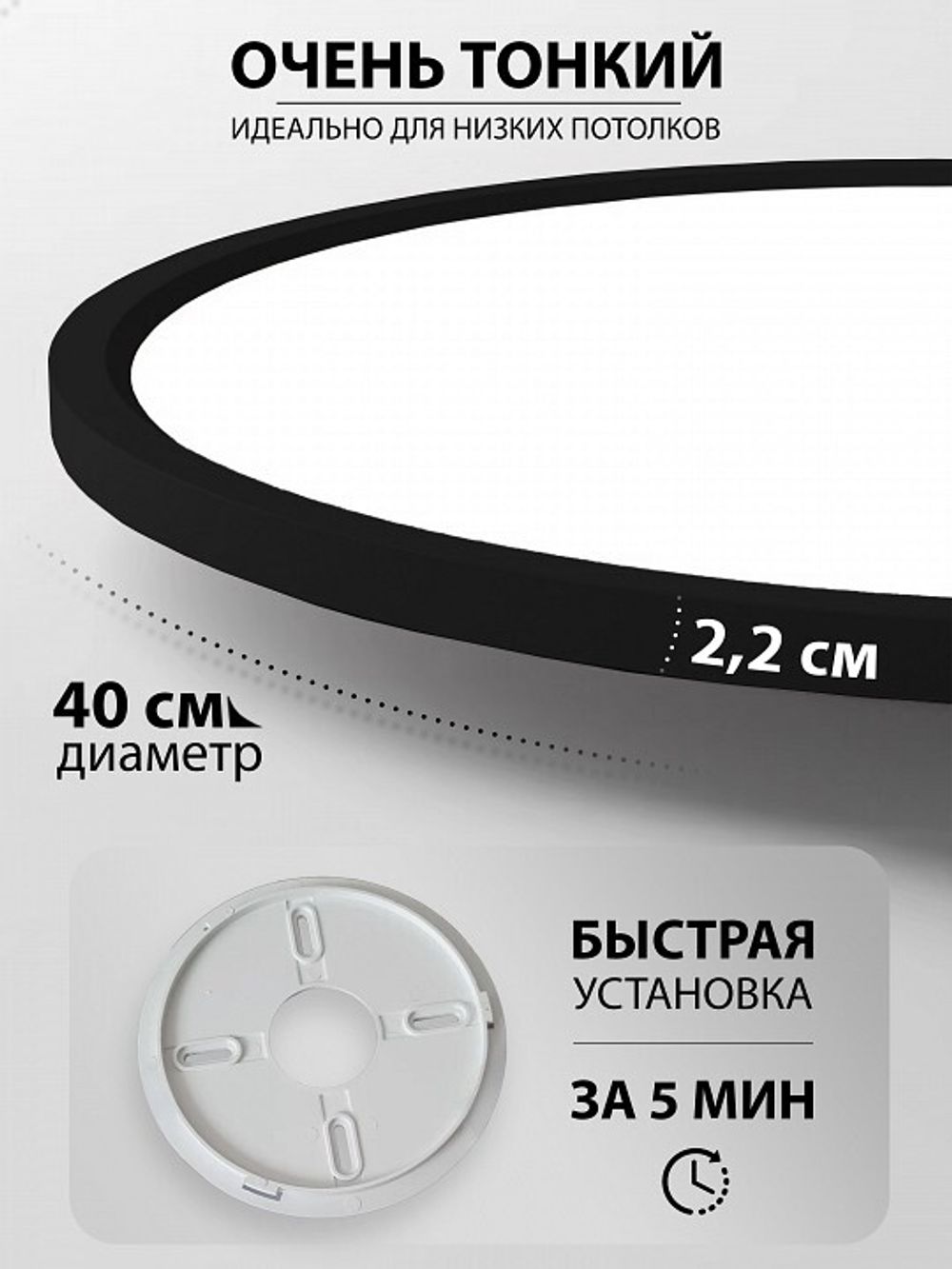 Накладной светильник Natali Kovaltseva PLAIN LED LAMPS 81114/4C