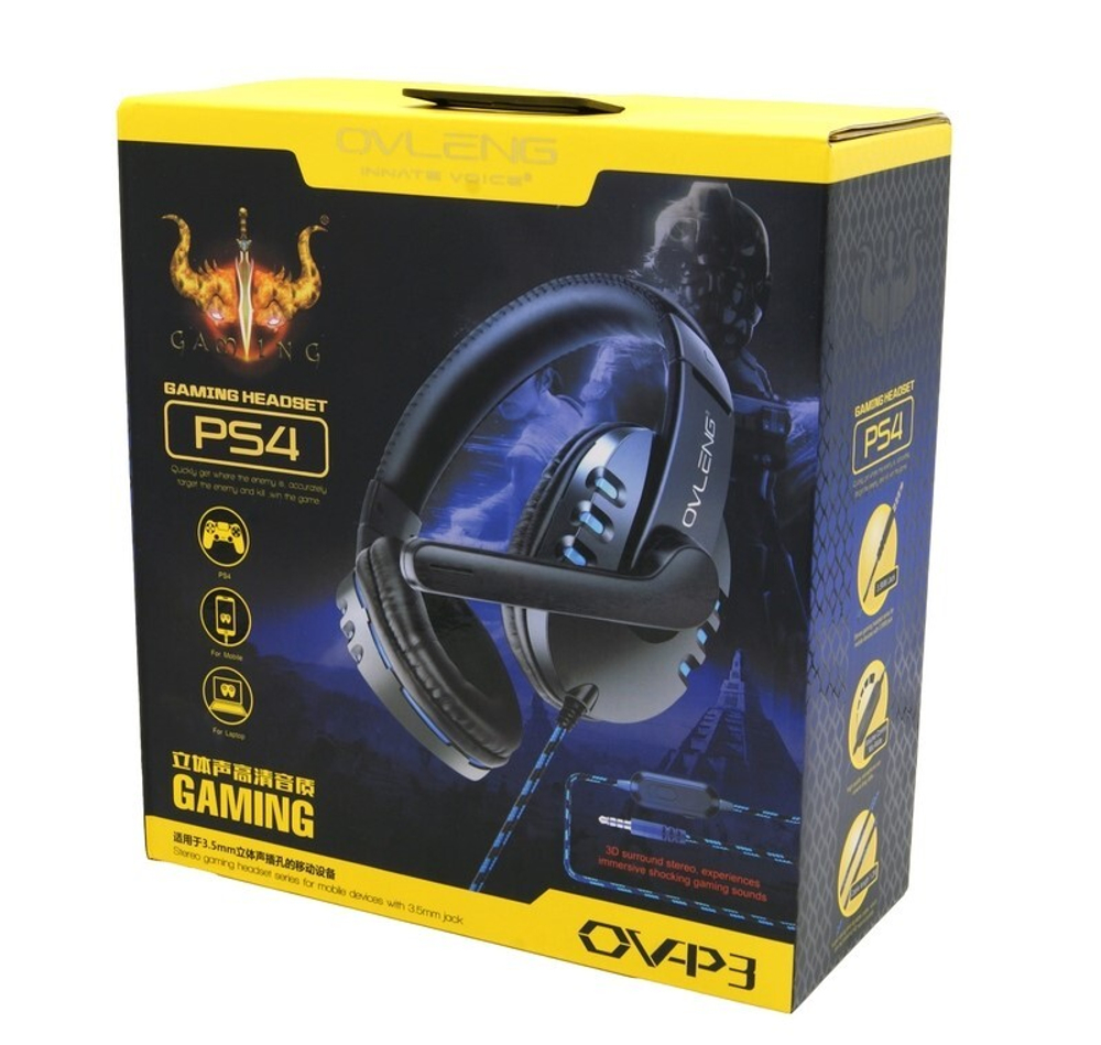 Игровые наушники OVLENG OV-P3 (черный)