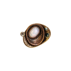 "Дубхе" кольцо в бронзовом покрытии из коллекции "Дизайн" от Jenavi