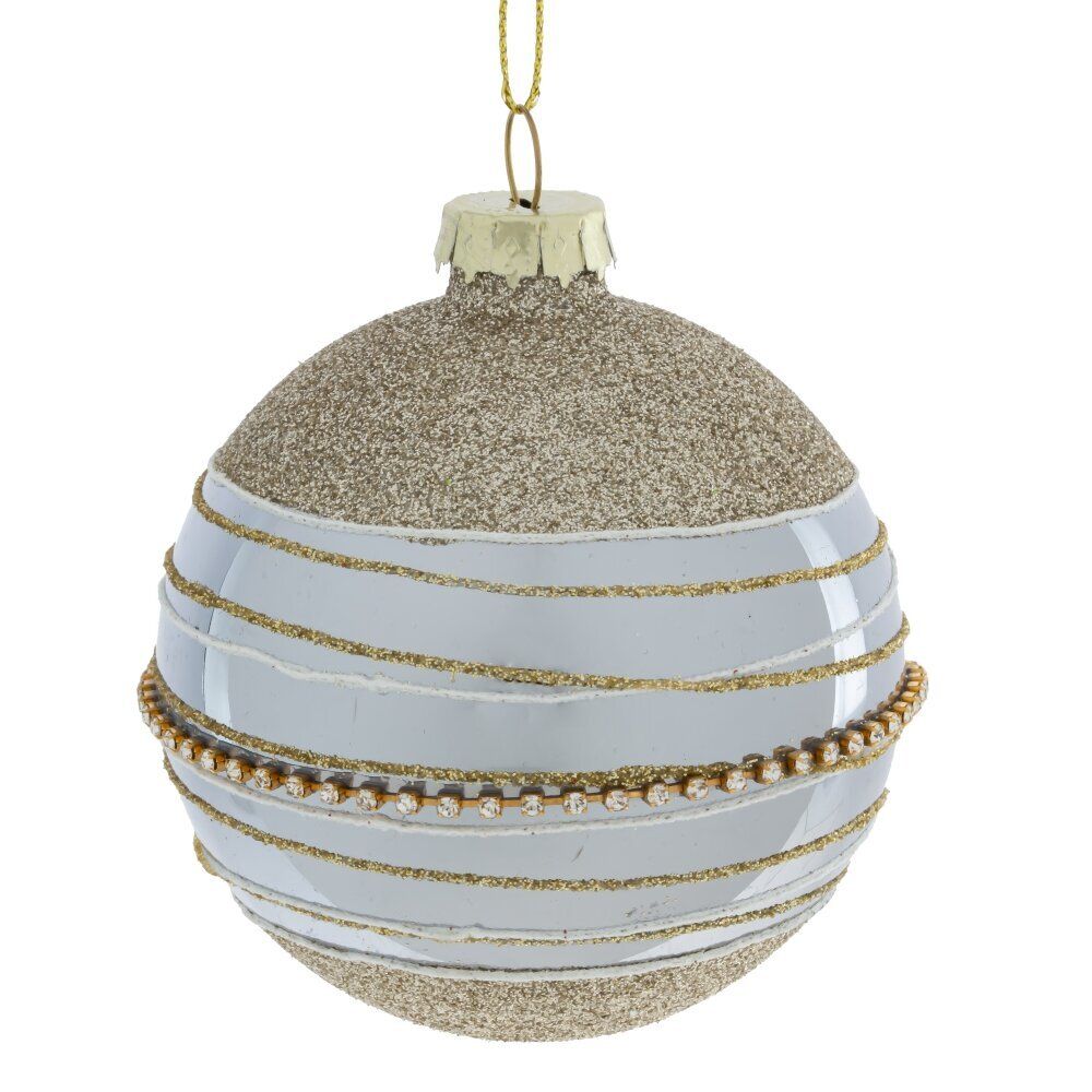 GAEM Набор из 12шт Украшение новогоднее "Шар", D 8 см, L35 W25 H8,5 см