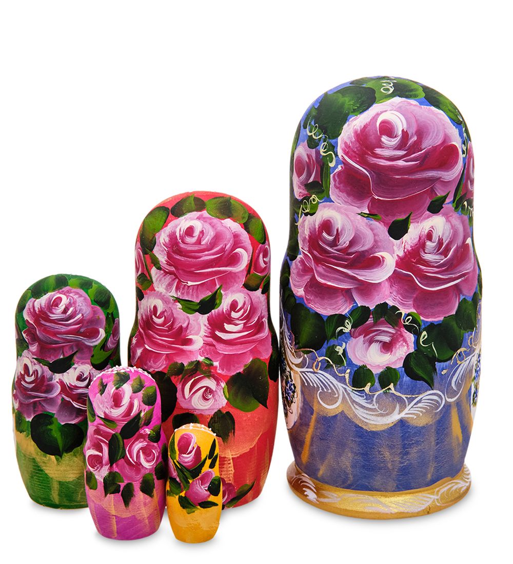 Народные промыслы МР-44/ 2-F Матрешка 5м «Василина»