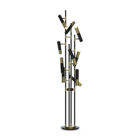 Floor design lamp  Ike by Delightfull (10 lampshades)