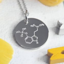 Подвеска с химической формулой на заказ