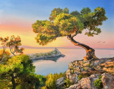 Сосна на скале