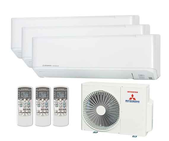 Мульти сплит-система Mitsubishi Heavy 3 x SKM20ZSP-W / SCM50ZS-W