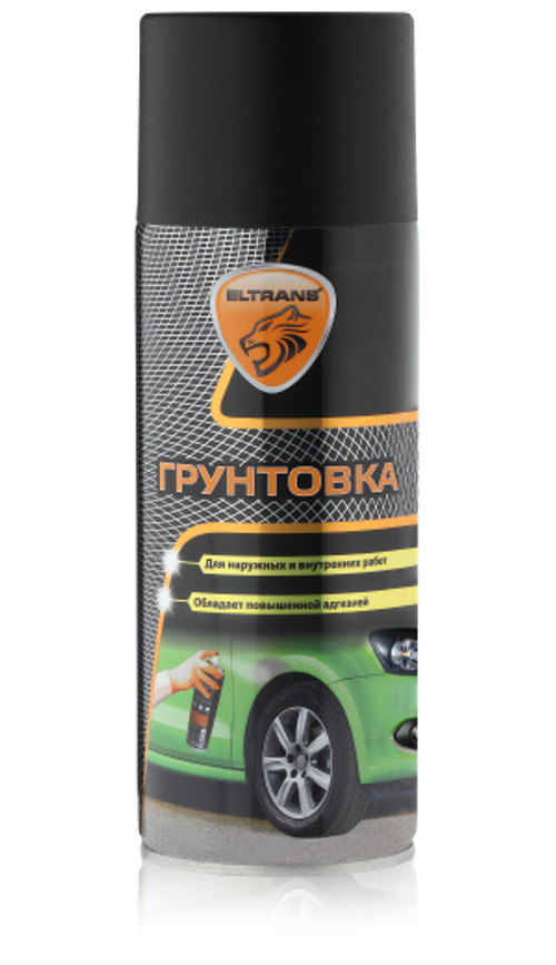 Грунтовка 520 мл Черная (аэрозоль) акрил. (ЭЛТРАНС)