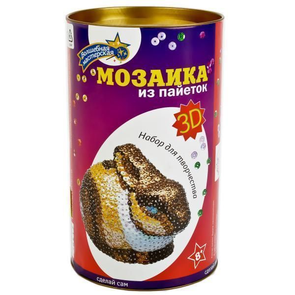 Мозаика из пайеток 3d &#39;заяц&#39;