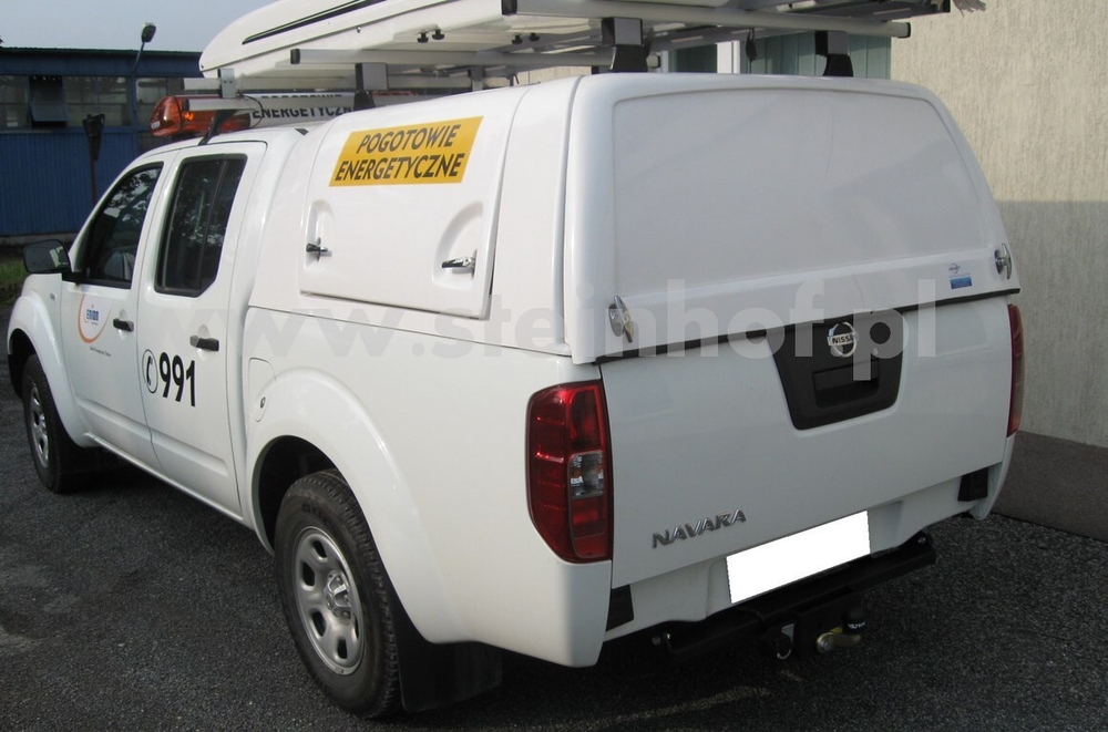 Фаркоп на Nissan Navara D23, Nissan NP300 D23 (бампер со ступенькой) 2015-, Nissan Navara D40 (бампер со ступенькой) 2005-2015 без снятия и подрезки бампера (паспорт и сертификат в комплекте)(без электрики) Steinhof.N-087