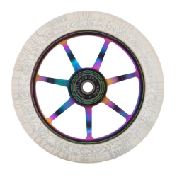 Колеса Комета Старт 120/30, Прозрачный-Неохром(2шт)