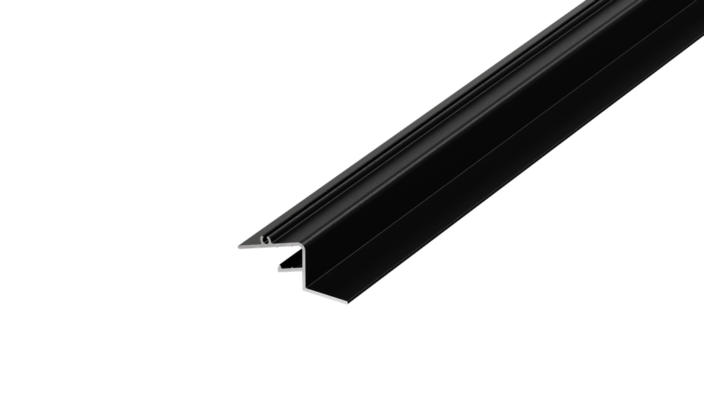 Алюм. профиль под натяжной потолок с подсветкой,  14, 6х36, 3х2000мм. Без матового экрана. черный