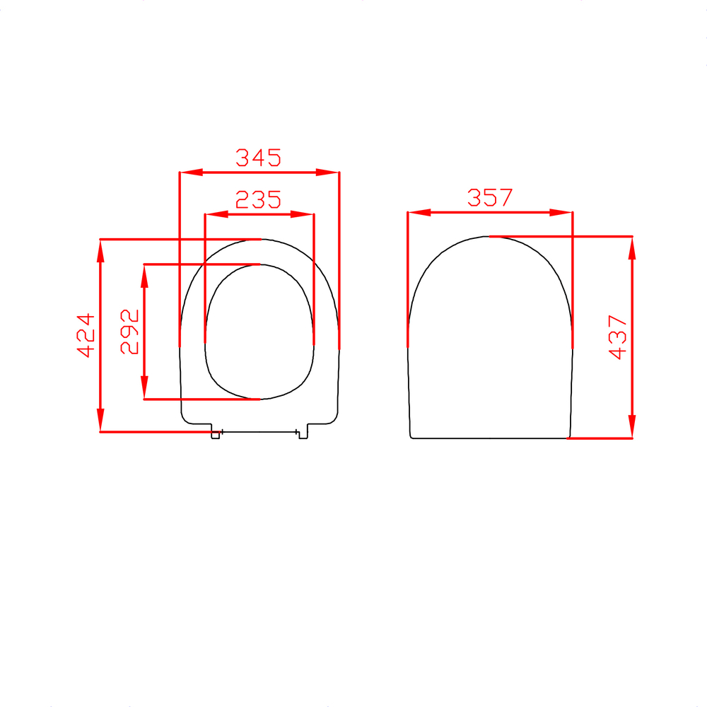 Сиденье для унитаза Orion белое дюр.нерж.кр.м/лифт, съем "Элеганс"(Kirovit,Rosa)