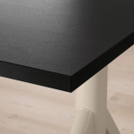 Письменный стол с регулировкой высоты - IKEA IDÅSEN/IDASEN, 120х70х63-127 см, черный/бежевый, ИДАСЕН ИКЕА
