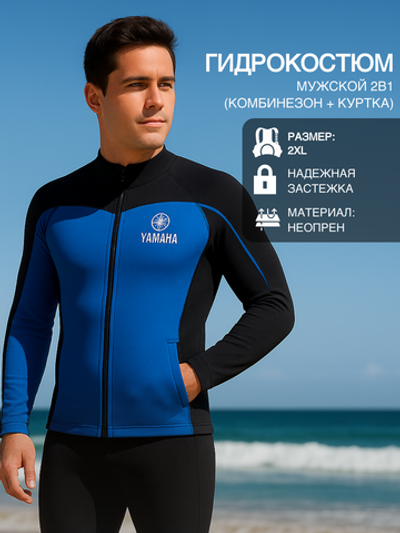 Гидрокостюм мужской 2в1 JACK HORID (XXL) комбинезон + куртка