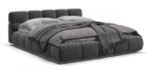 Босс Дрим Кровать+ПМ 160 Велюр Монолит серый
