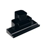 Подставка д/канц inФОРМАТ черный пластик
