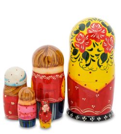 Народные промыслы МР-24/ 19 Матрешка 5м «Анастасия с цветами»