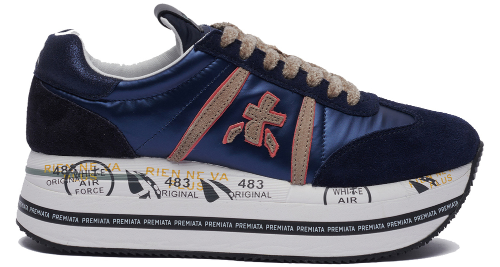 Premiata Beth 5352 синие с белым