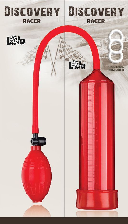 Вакуумная помпа Lola Games Discovery Racer Red – рабочая длина 22 см
