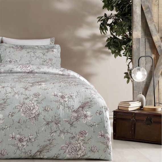 Постельное белье ALESSA серый TIVOLYO HOME