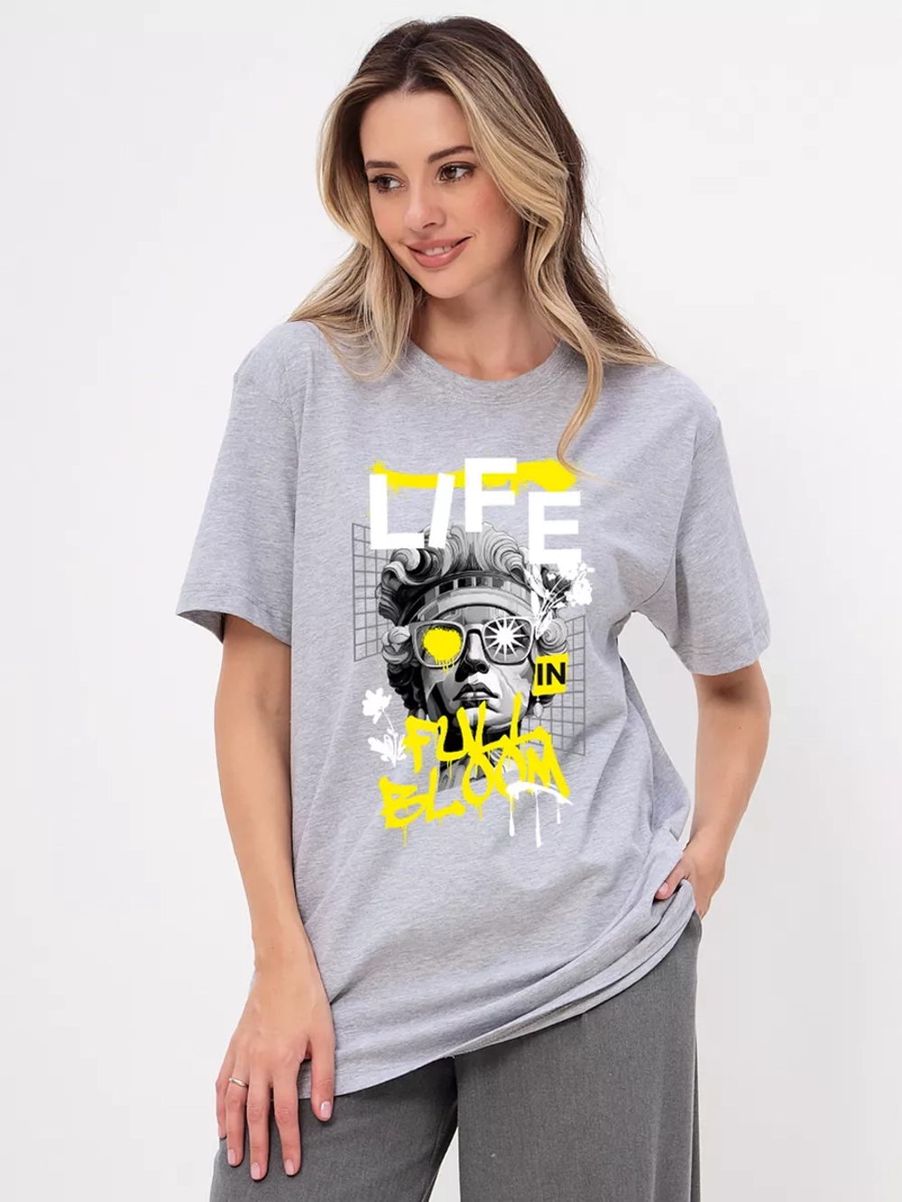 Футболка c принтом y2k ретро