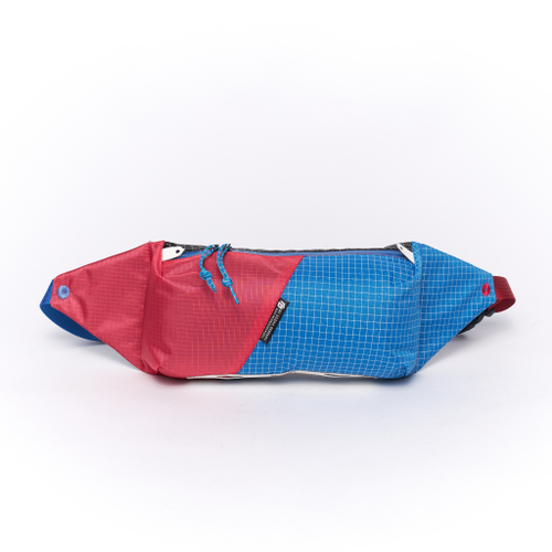 Поясная сумка GRUBO 102 лососевый/небесно-голубой