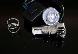T19 LED bulb. Hi-Low beam. 40W, DC-AC 9-18V. Made in Thailand.