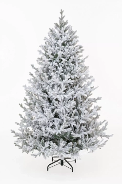 Искусственная елка Имперская заснеженная 210 см., литая хвоя+пвх, ЕлкиТорг (145210)