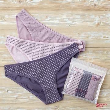 Трусики женские DOMINANT 35000-412, BIKINI, 3 шт. в уп.