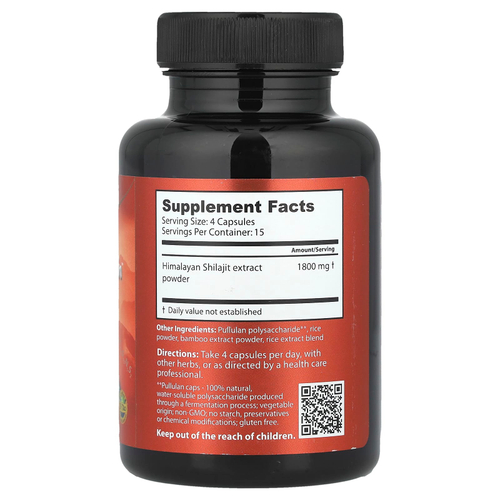 Dragon Herbs, High Mountain™, мумиё, 450 мг, 60 капсул