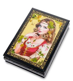 Народные промыслы ШК-11/ 4-J Шкатулка в технике декупаж (11х16х4)
