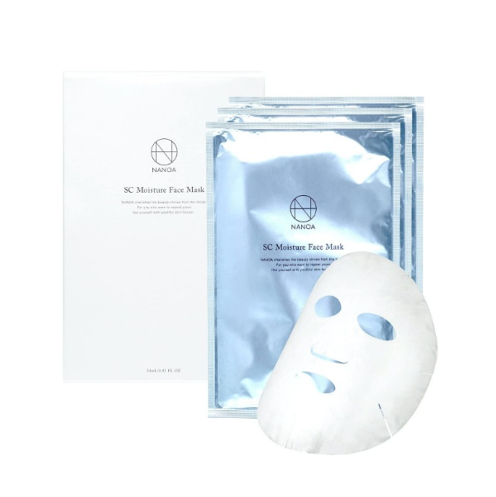 5枚入り×6箱　NANOA SC Moisture Face Mask Тканевая маска со стволовыми клетками и факторами роста NANOA SC