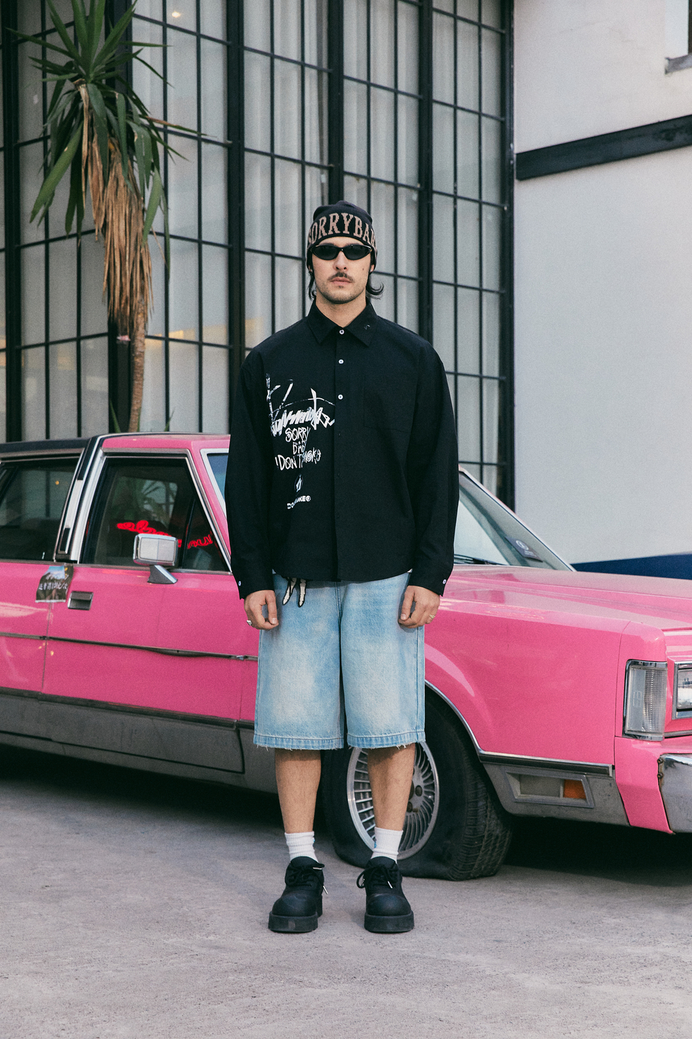 Рубашка DONSMOKE Half-Printed Shirt