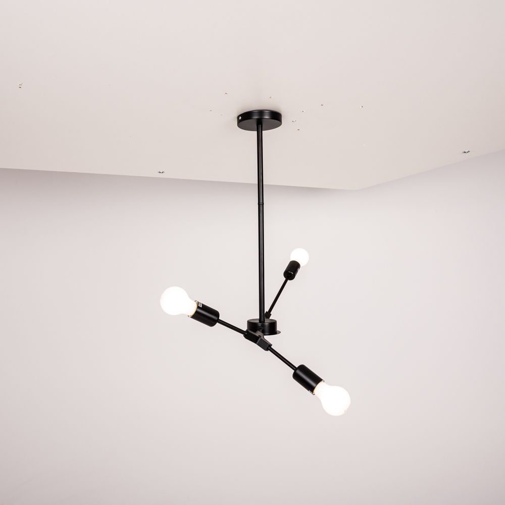 Люстра На Штанге Late D55 Black By Imperiumloft