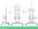 Кронштейн Onkron TS1552 белый (TS1552-W)