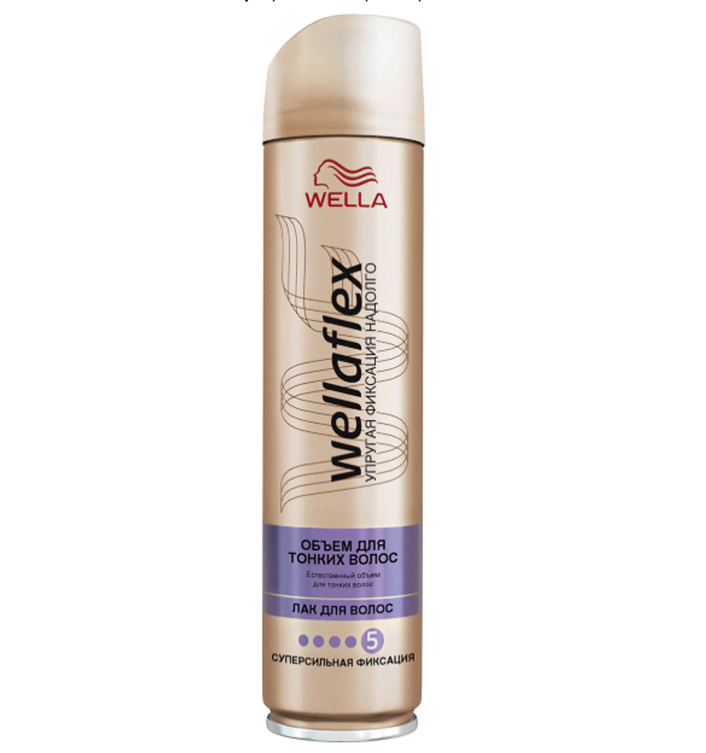Wellaflex Лак для волос Fullness For Thin Hair, объем для тонких волос, ультрасильная фиксация, 250 мл