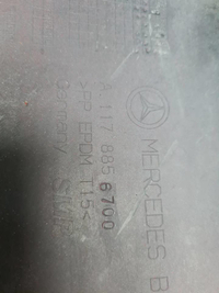 Бампер передний Mercedes CLA C117 (2016-2019) AMG