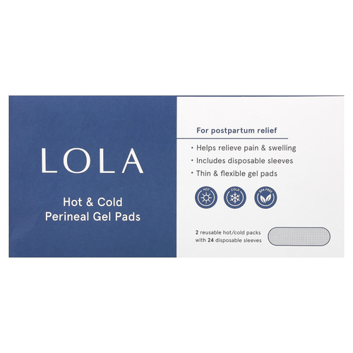 Lola, гелевые подушечки для промежности с горячим и холодом, 2 шт.