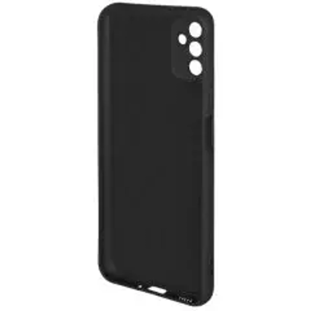 Силиконовый чехол с микрофиброй для Samsung Galaxy М52 black DF