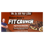 FITCRUNCH, Запеченный батончик с высоким содержанием протеина, тесто для шоколадного печенья, 9 батончиков, 46 г (1,62 унции)