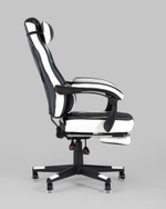 Кресло игровое TopChairs Virage черно-белое