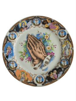 Тарелка декоративная "Молящиеся руки" Япония