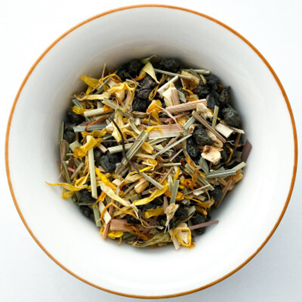 Зелёный чай BERRY-TEA  "Имбирный" | 18гр под стакан