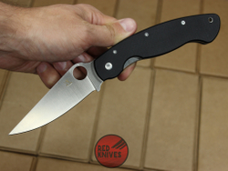 Складной нож Steelclaw Боец-3 (Реплика Spyderco Military) , черная рукоять