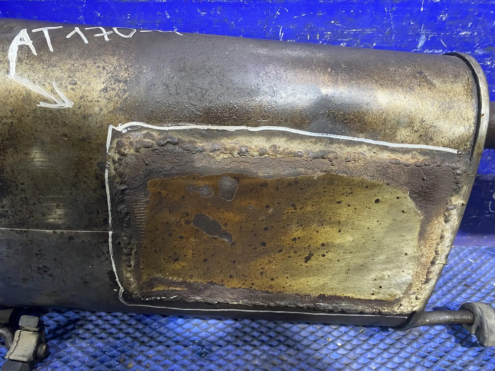 Глушитель/Задняя часть (бочка) TOYOTA CORONA 1988