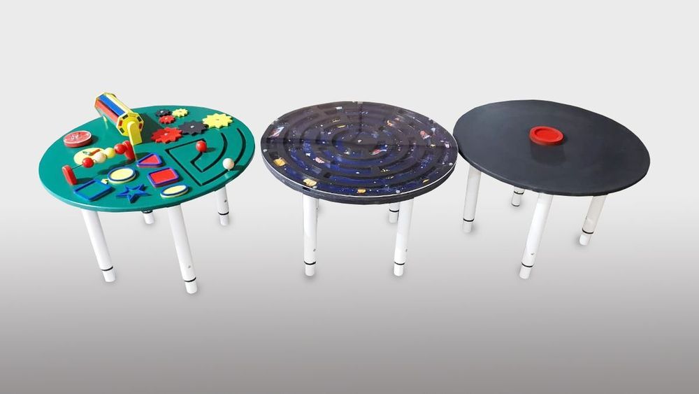 Набор из 3 дидактических столов («Занятный», «Космический», «Меловой»)