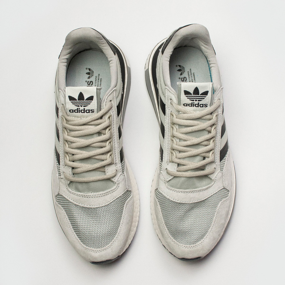 Кроссовки Adidas ZX 500 Boost Wmns Grey / Black Str./ White