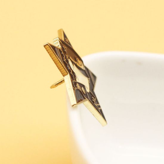 Значок металлический ДжоДжо "Джотаро. Звезда", р-р 2,6см