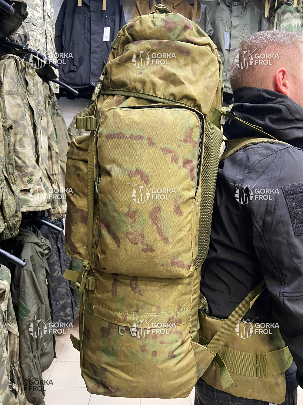 Рюкзак Tiger 100 л Cordura 1000D Лес