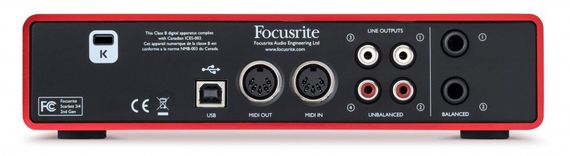FOCUSRITE SCARLETT 2I4 2ND GEN